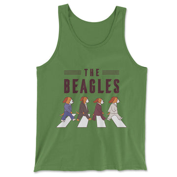 The Beagles Men/Unisex Tank in Leaf color